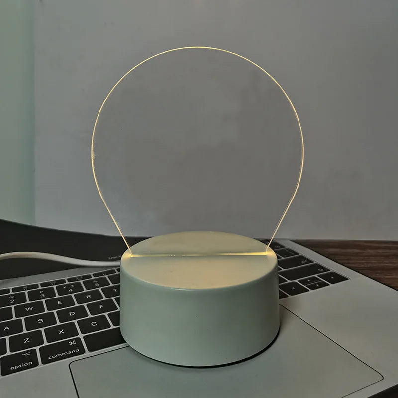 3D LED Message Board Light