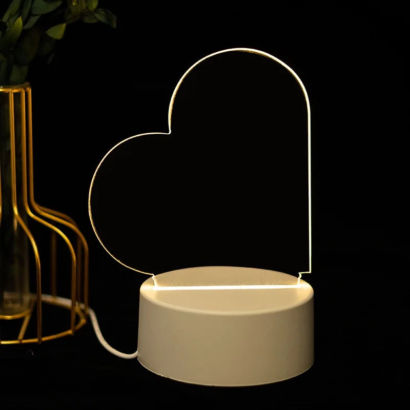 3D LED Message Board Light