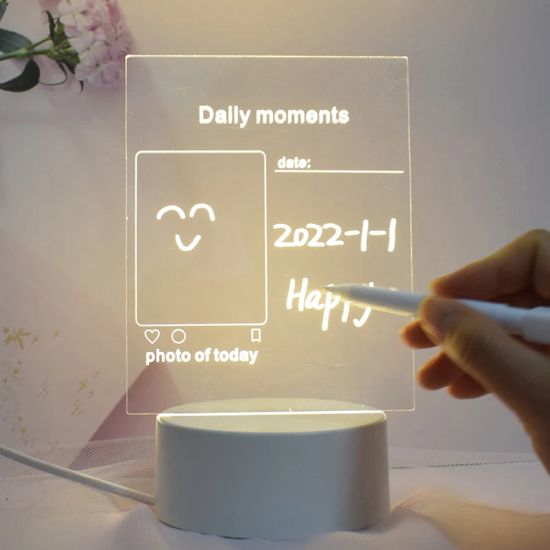 3D LED Message Board Light