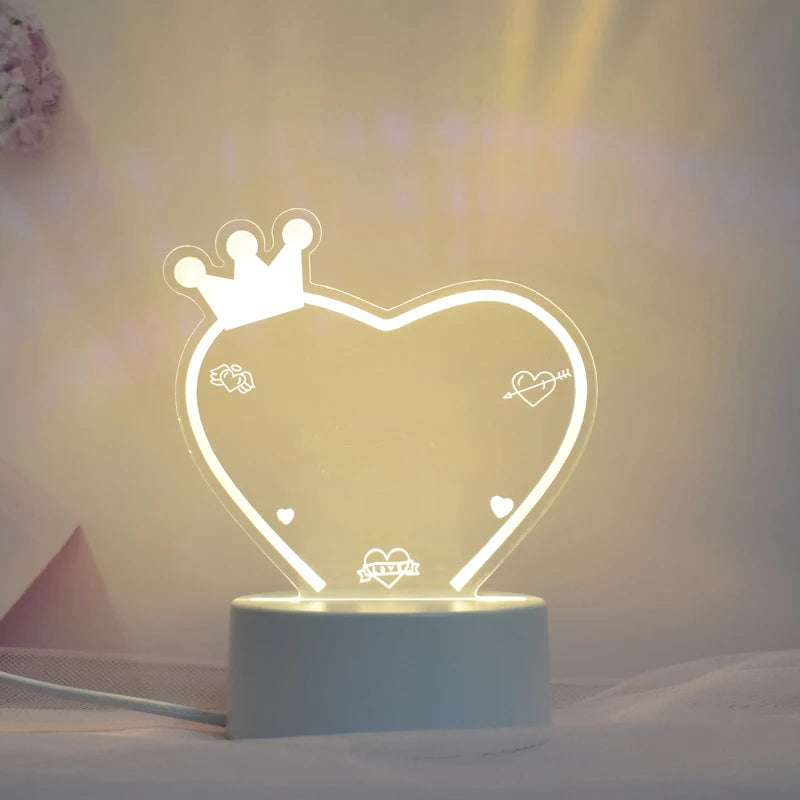 3D LED Message Board Light