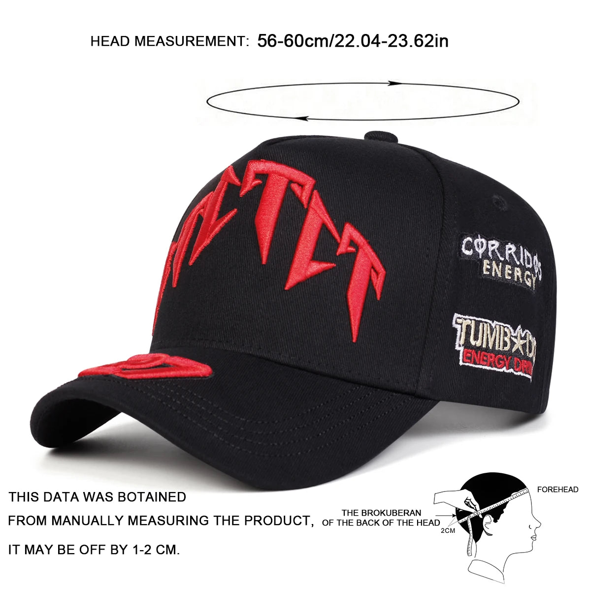 CTCTC Letter Embroidery Baseball Cap