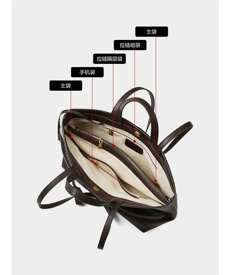 Luxury Leather Shoulder Bag