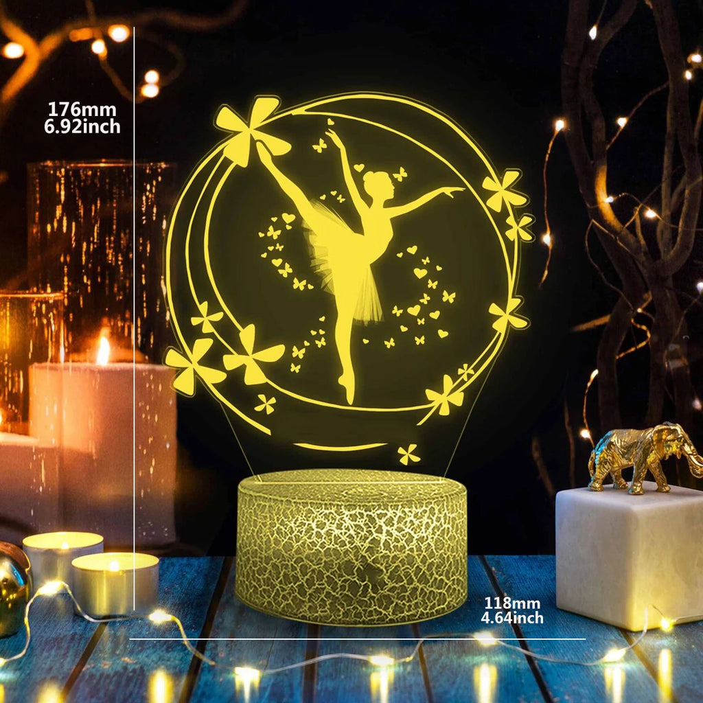 Ballet 3D LED Night Light