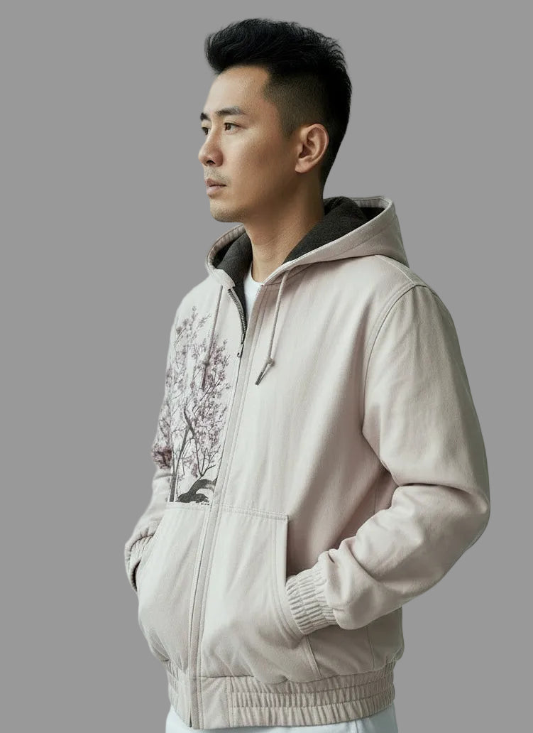 Joker Print Fleece Hoodie