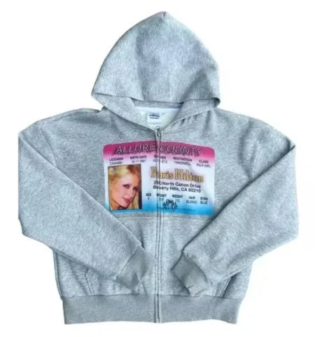 Unisex Oversized Hoodie Zipper Jacket