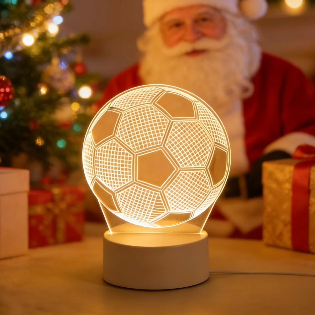 3D Football Night Light