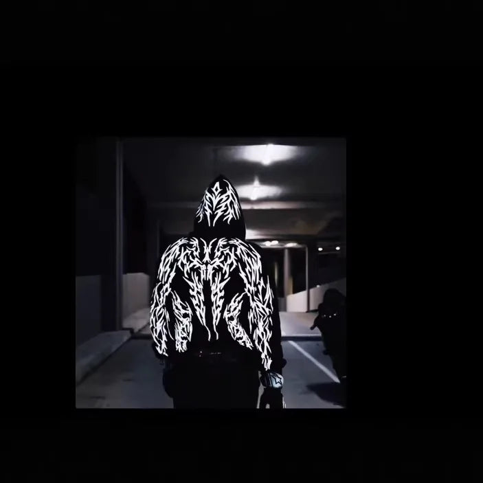 Couple Glowing Magic Sword Hoodie