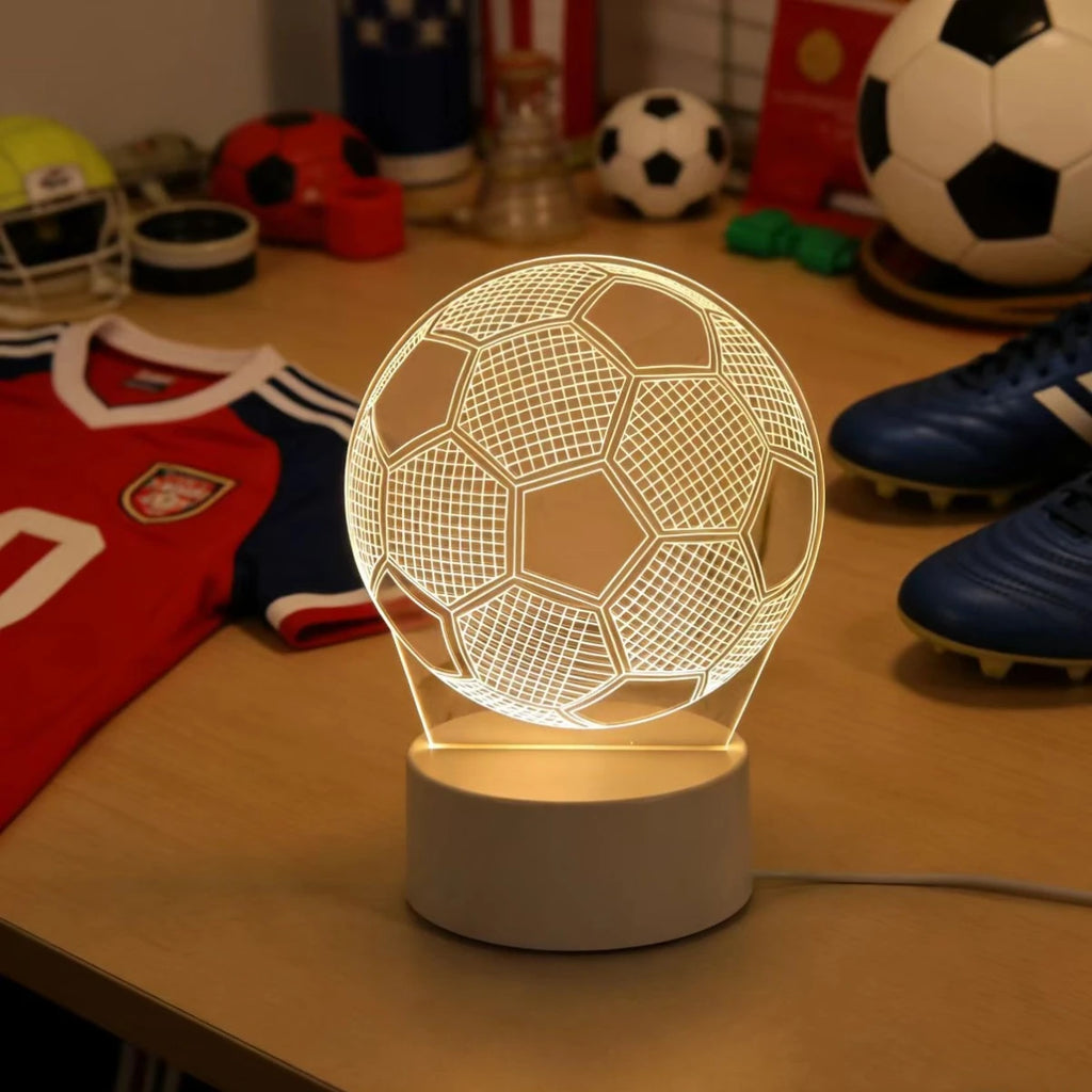 3D Football Night Light
